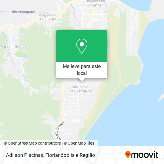 Adilson Piscinas mapa