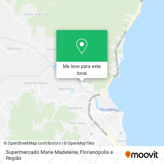 Supermercado Marie Madeleine mapa