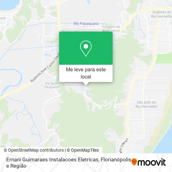 Ernani Guimaraes Instalacoes Eletricas mapa