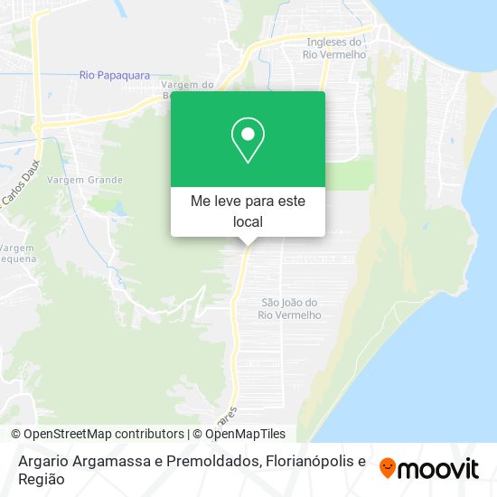 Argario Argamassa e Premoldados mapa