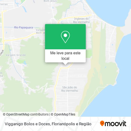 Vigganigo Bolos e Doces mapa
