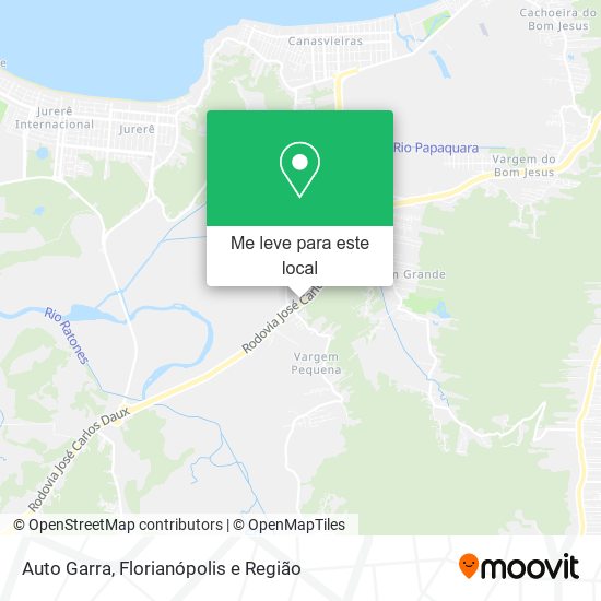 Auto Garra mapa