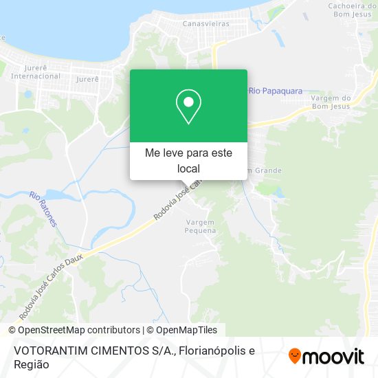 VOTORANTIM CIMENTOS S/A. mapa