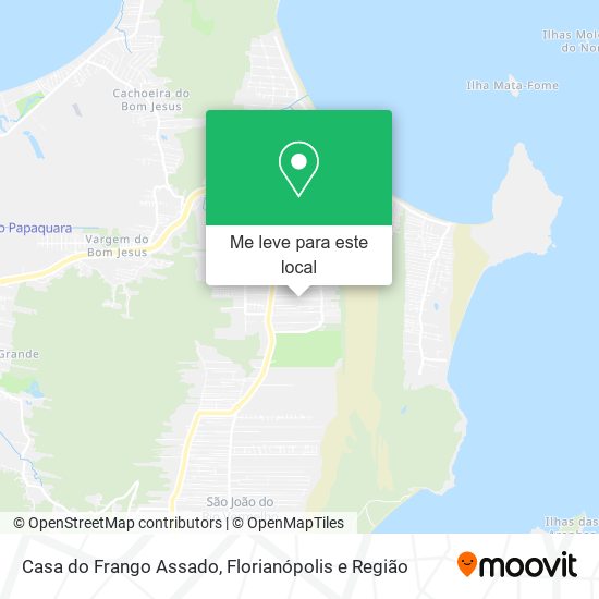Casa do Frango Assado mapa
