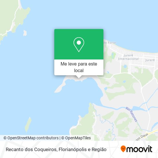 Recanto dos Coqueiros mapa