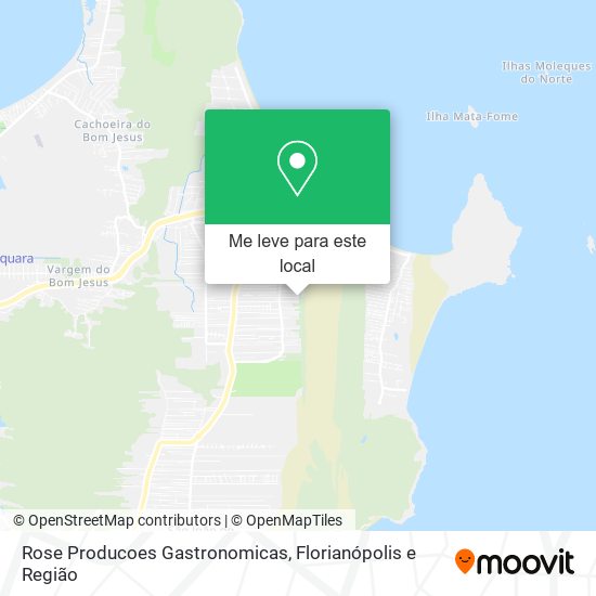 Rose Producoes Gastronomicas mapa