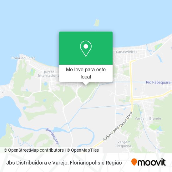 Jbs Distribuidora e Varejo mapa