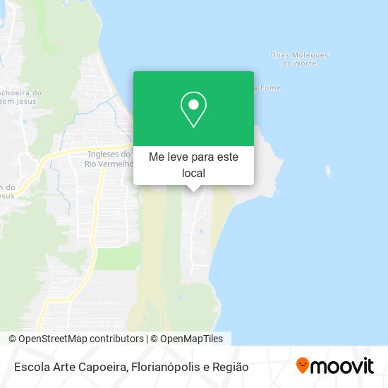 Escola Arte Capoeira mapa