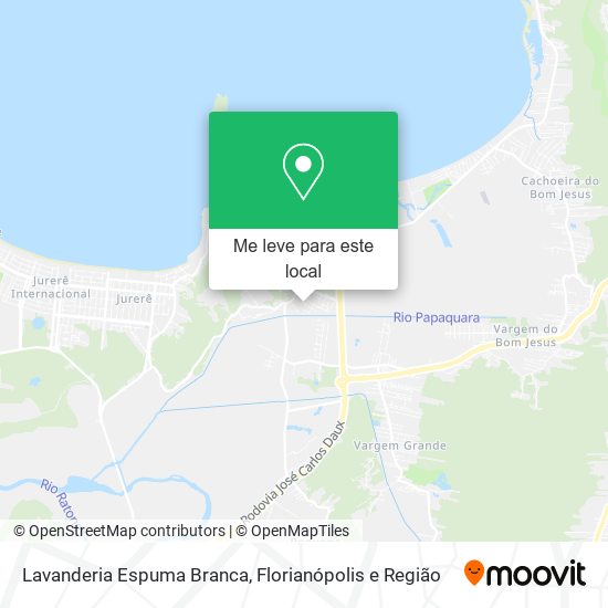 Lavanderia Espuma Branca mapa