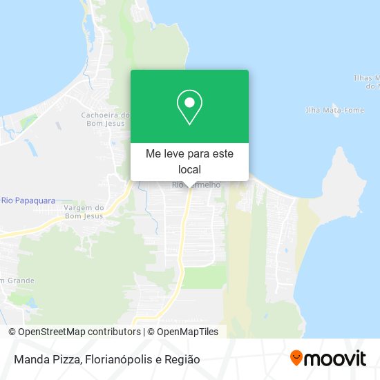 Manda Pizza mapa