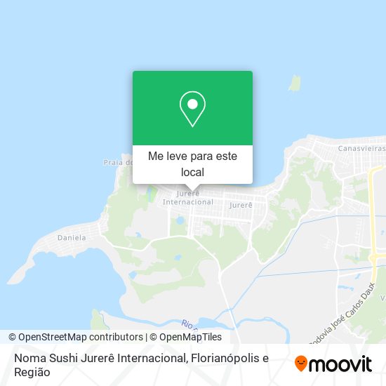 Noma Sushi Jurerê Internacional mapa
