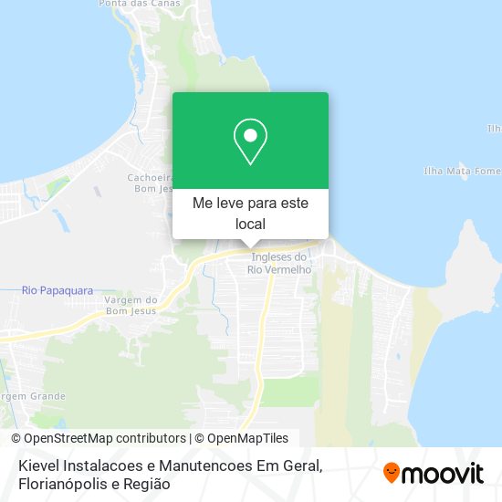 Kievel Instalacoes e Manutencoes Em Geral mapa