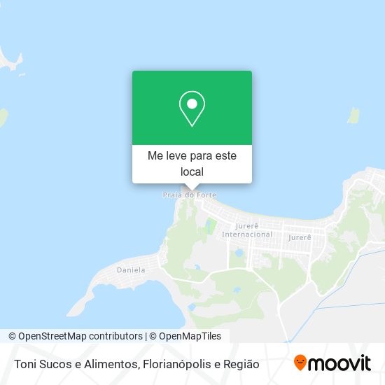 Toni Sucos e Alimentos mapa