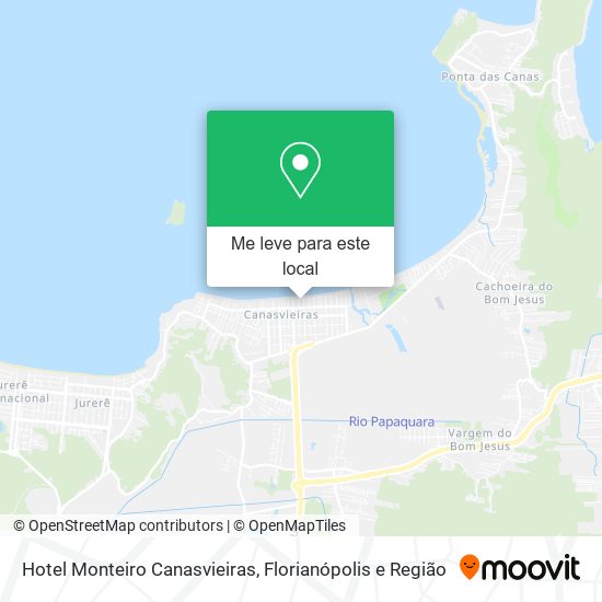 Hotel Monteiro Canasvieiras mapa