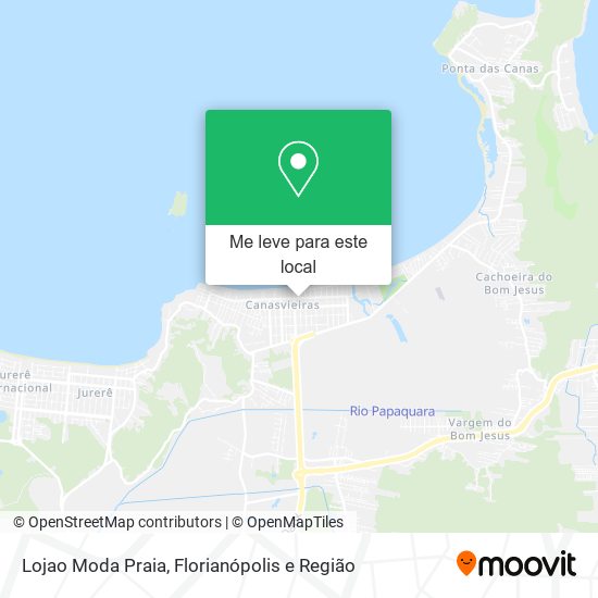 Lojao Moda Praia mapa