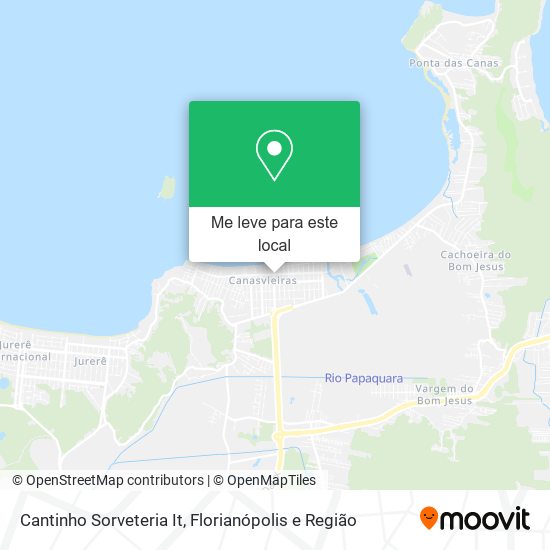 Cantinho Sorveteria It mapa