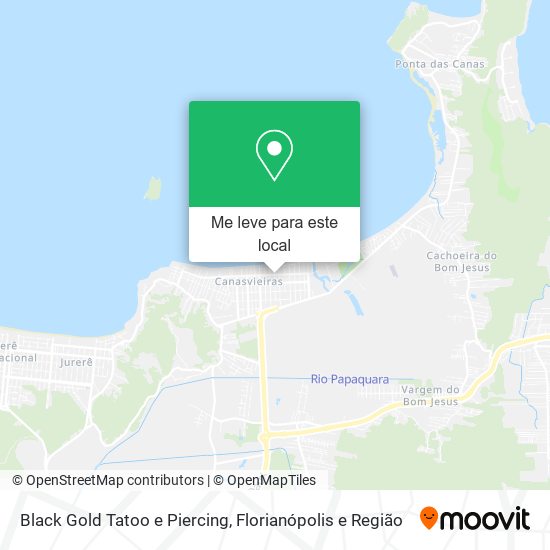 Black Gold Tatoo e Piercing mapa