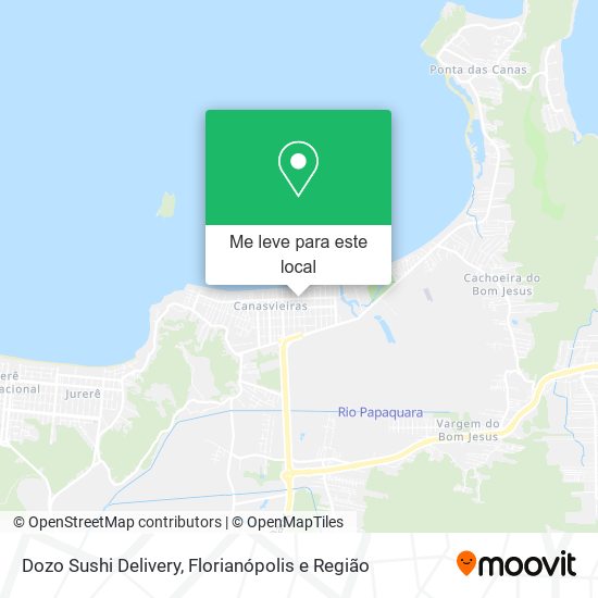 Dozo Sushi Delivery mapa
