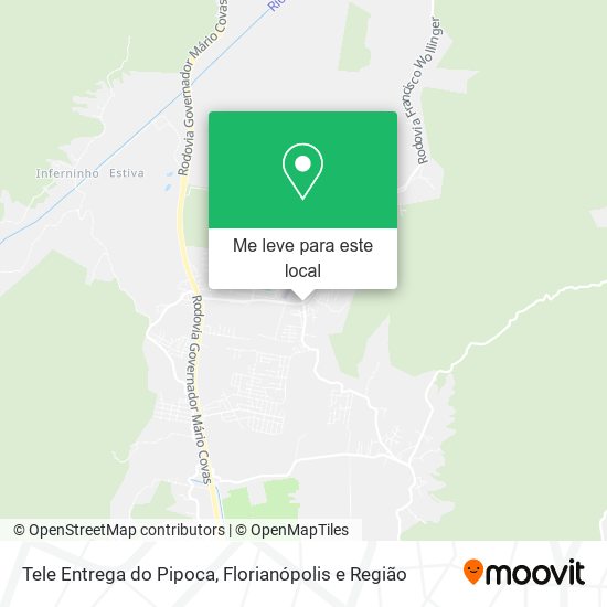 Tele Entrega do Pipoca mapa