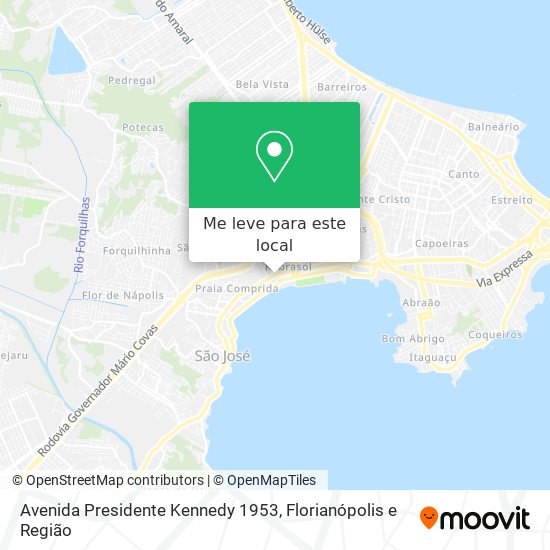 Avenida Presidente Kennedy 1953 mapa