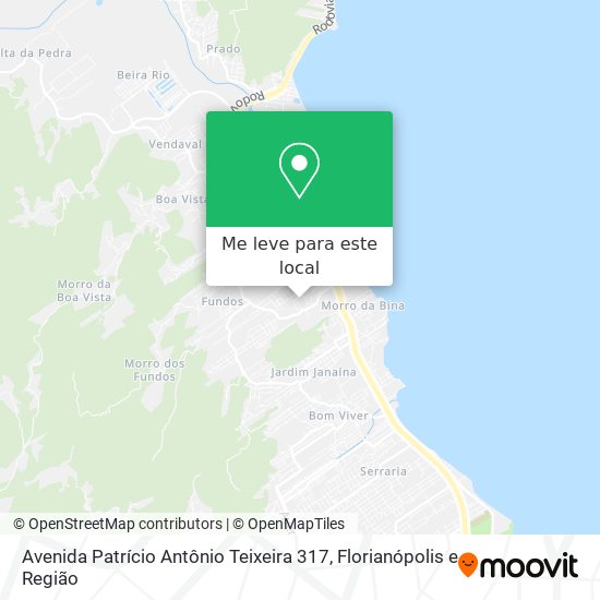 Avenida Patrício Antônio Teixeira 317 mapa