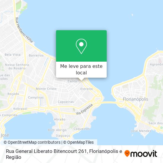 Rua General Liberato Bitencourt 261 mapa