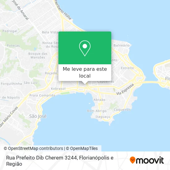 Rua Prefeito Dib Cherem 3244 mapa