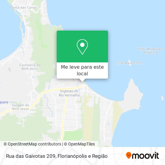 Rua das Gaivotas 209 mapa