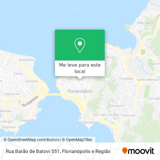 Rua Barão de Batovi 551 mapa