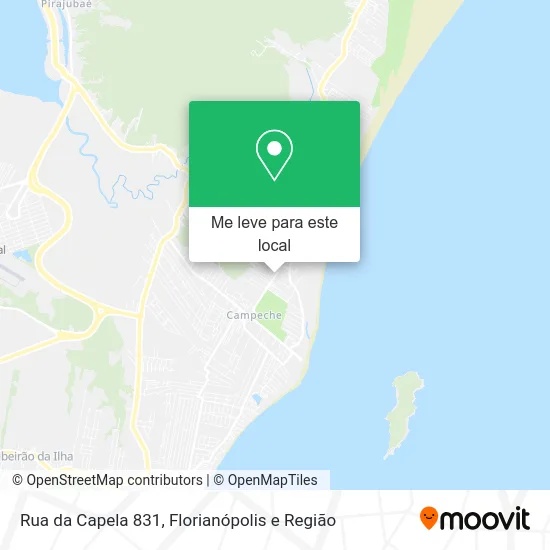 Rua da Capela 831 mapa
