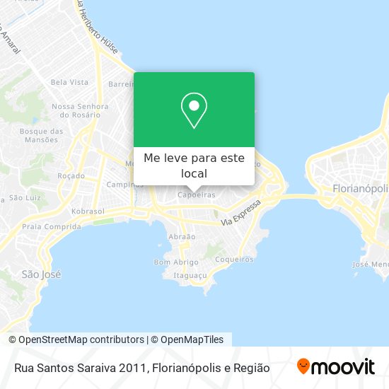 Rua Santos Saraiva 2011 mapa