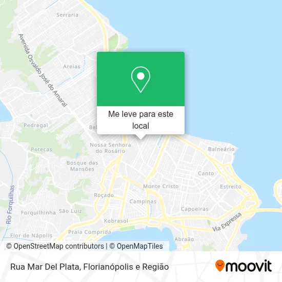 Rua Mar Del Plata mapa
