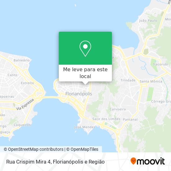 Rua Crispim Mira 4 mapa