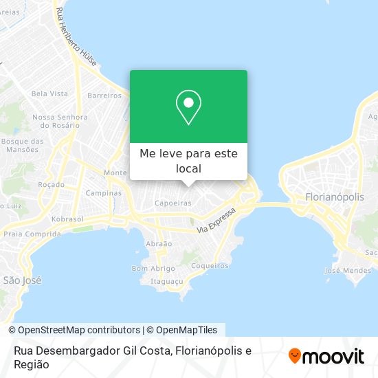 Rua Desembargador Gil Costa mapa