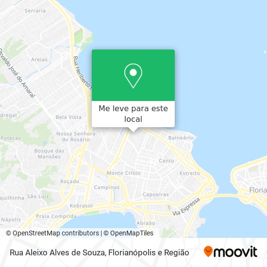 Rua Aleixo Alves de Souza mapa