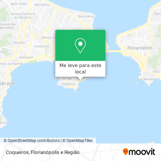 Coqueiros mapa
