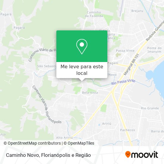 Caminho Novo mapa