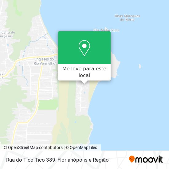 Rua do Tico Tico 389 mapa