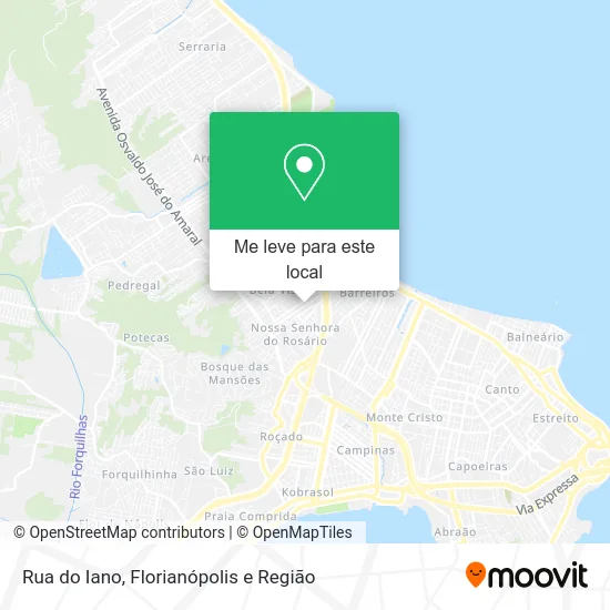 Rua do Iano mapa