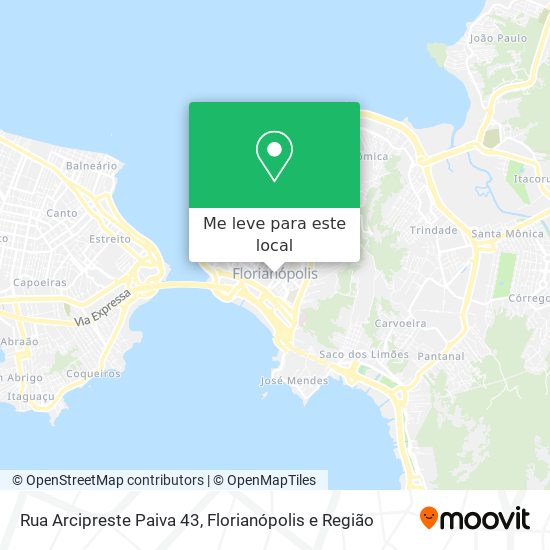 Rua Arcipreste Paiva 43 mapa