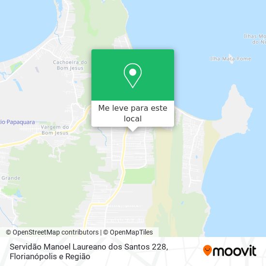Servidão Manoel Laureano dos Santos 228 mapa