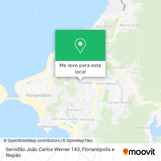 Servidão João Carlos Werner 143 mapa