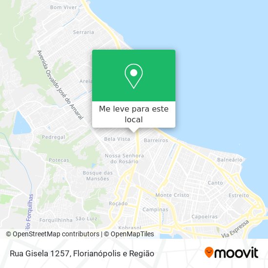 Rua Gisela 1257 mapa