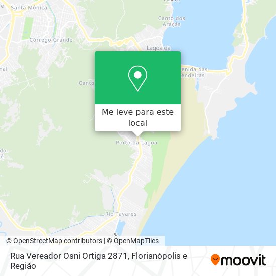 Rua Vereador Osni Ortiga 2871 mapa