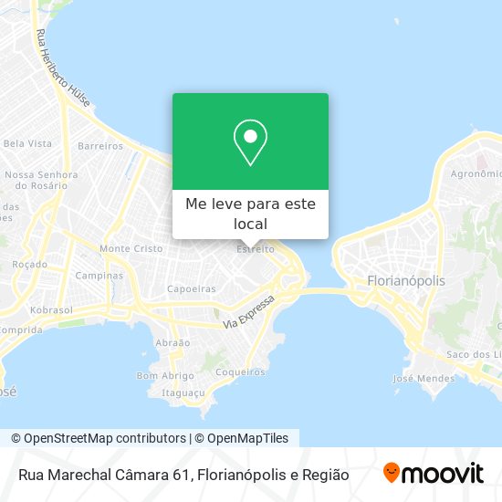 Rua Marechal Câmara 61 mapa