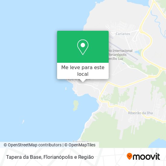 Tapera da Base mapa