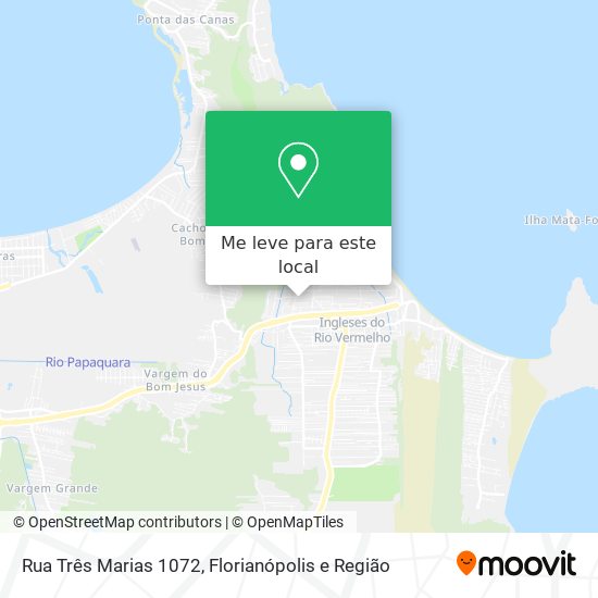 Rua Três Marias 1072 mapa
