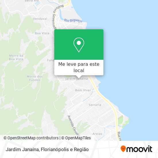 Jardim Janaína mapa