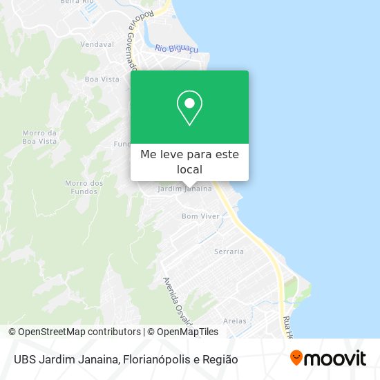 UBS Jardim Janaina mapa