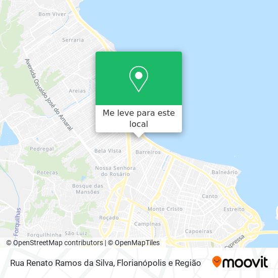 Rua Renato Ramos da Silva mapa